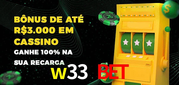w33 bet melhor bônus de depósito