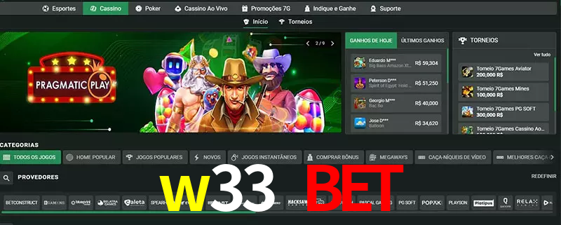 cassino w33 bet